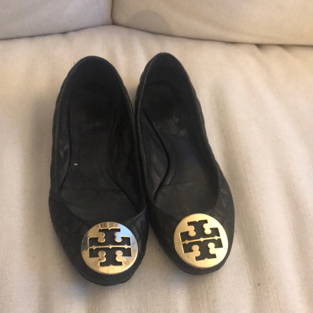 Tory Burch flats quilted